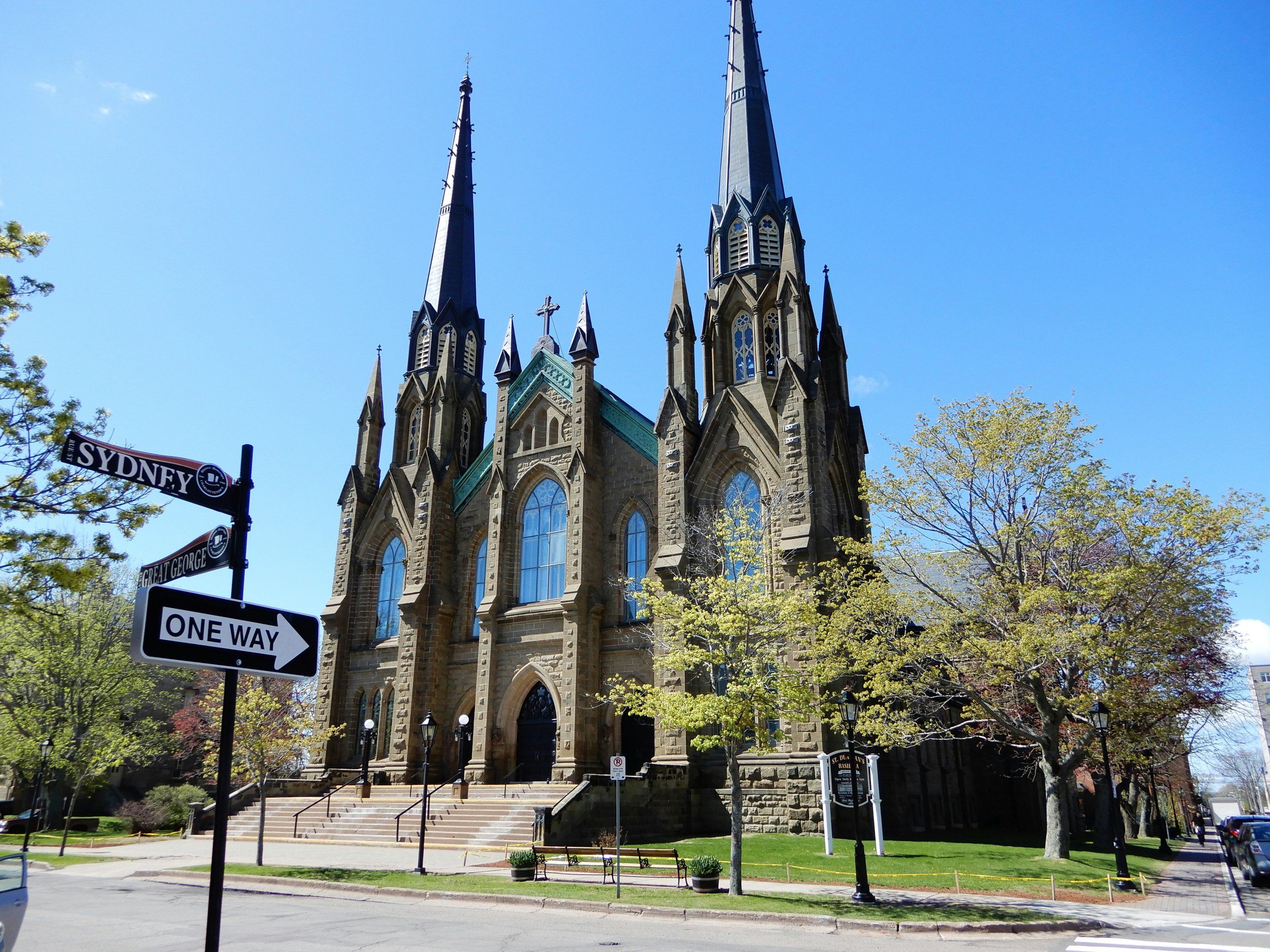Charlottetown waterfront and historic buildings